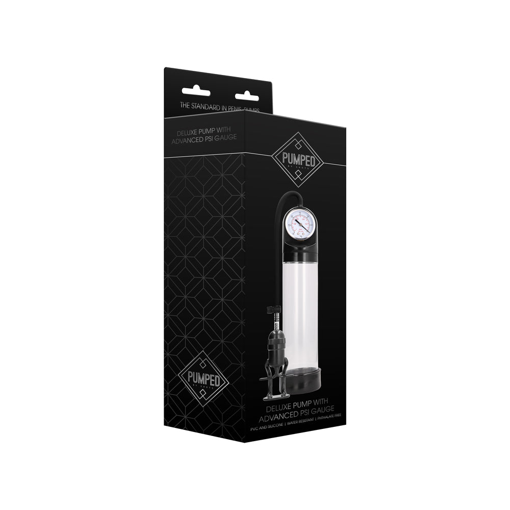 Deluxe Penis Pump With Advanced Psi Pressure Gauge Pro PUMPS Male Electric