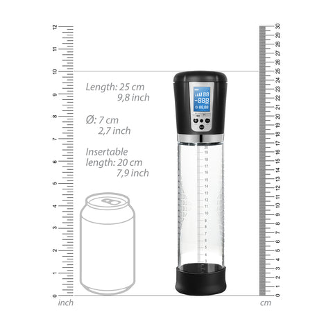 Premium Rechargeable Automatic Penis Pump With Smart Lcd PUMPS Male Electric