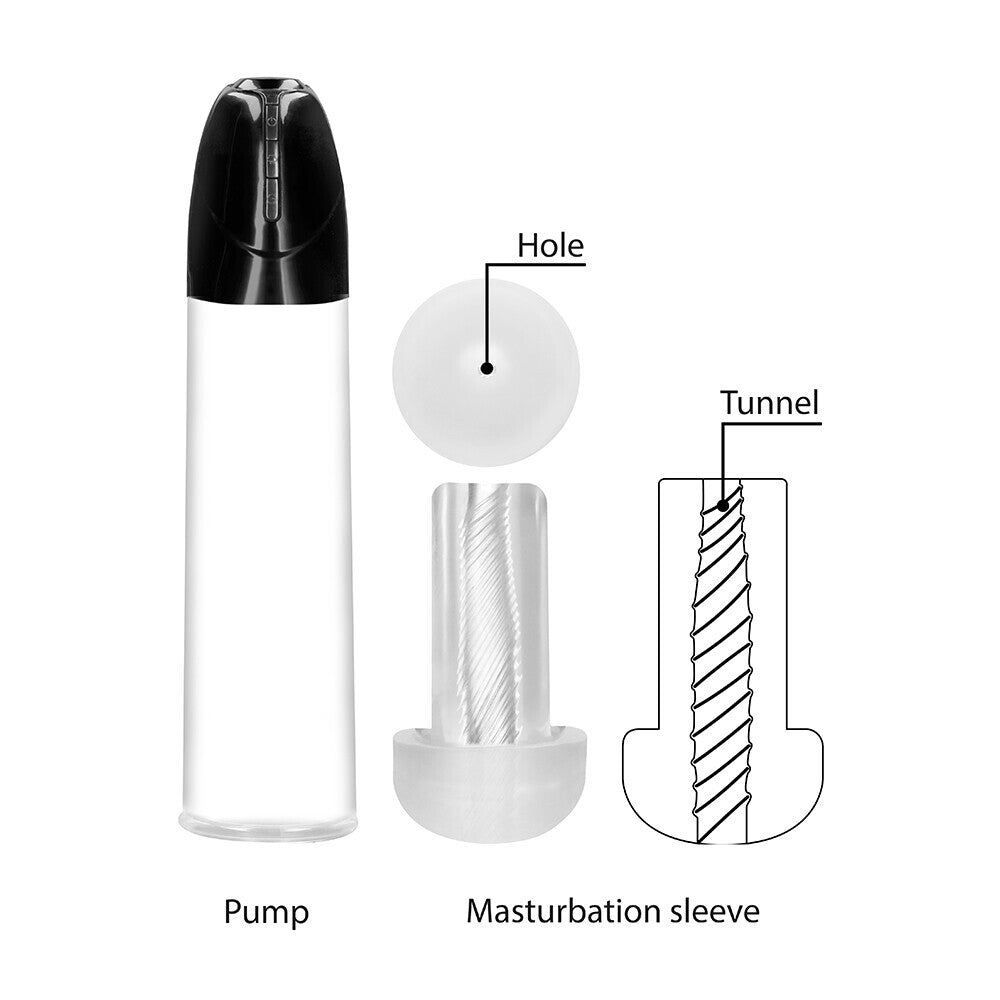 Pumped Smart Rechargeable Cyber Vacuum Pump Hands Free PUMPS Male Electric