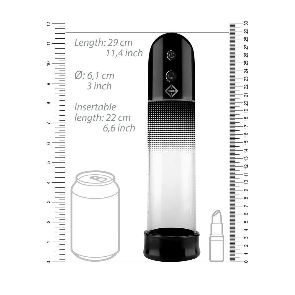 Pumped Automatic Luv – Silicone Sleeve Penis Pump 20cm Length 6cm Diameter Secondary image