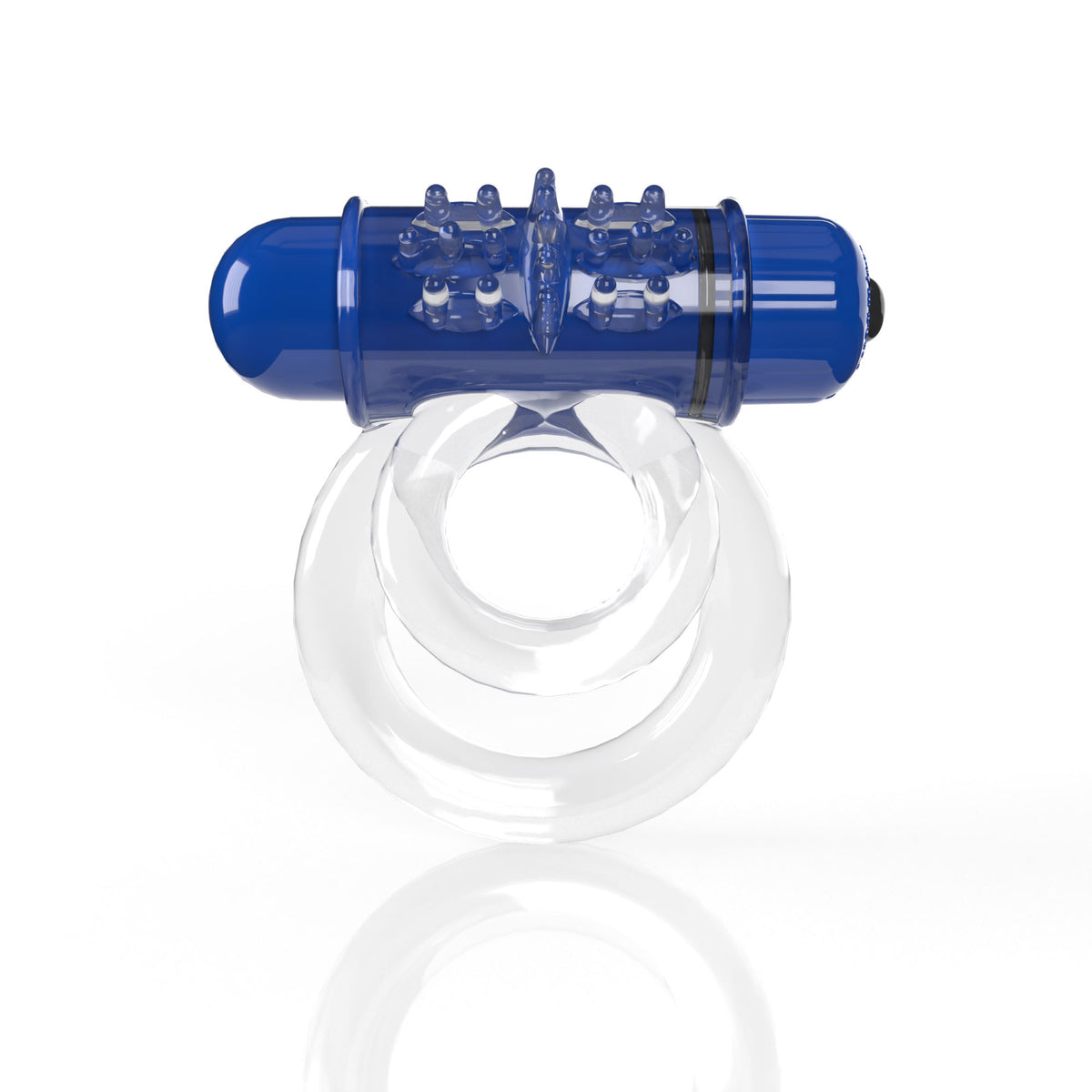 Double O 6 4B Vibrating Ring with Raised Ticklers and Long-Lasting Batteries – Vibrating Ring > Cock Ring > Vibrating