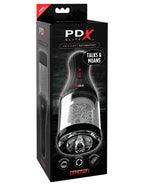 PDX Elite Talk Dirty Rotobator – USB Rechargeable Rotating 24.1cm Masturbator > Sex Toys For Men > Masturbators > Vibrating