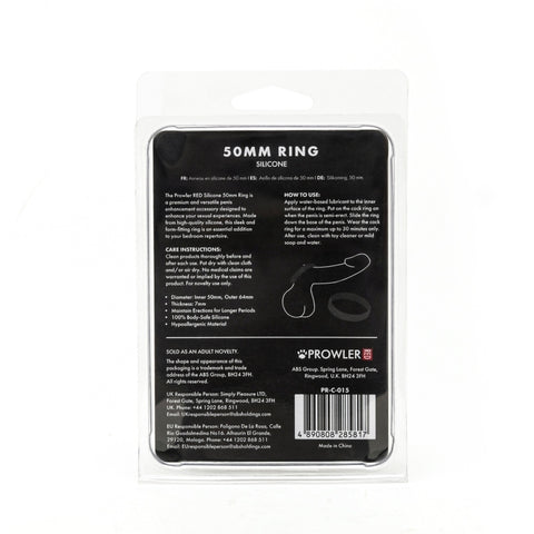 Prowler Red Silicone 50mm Ring > Sex Toys For Men > Love Rings