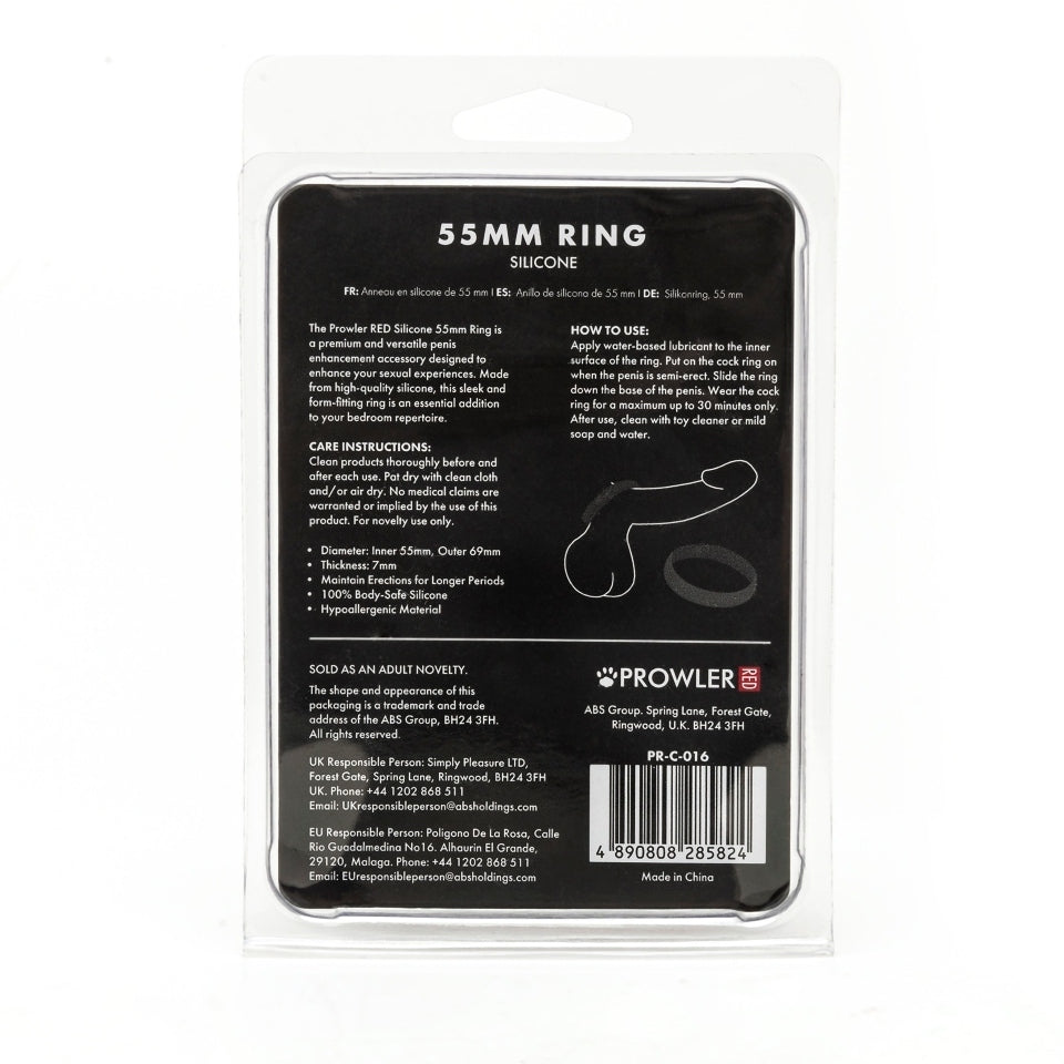 Prowler Red Silicone 55mm Ring > Sex Toys For Men > Love Rings