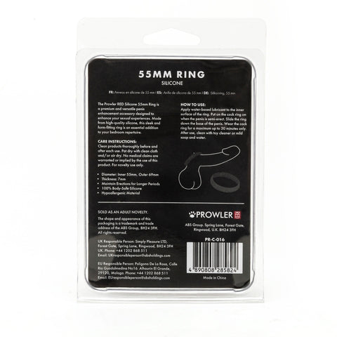 Prowler Red Silicone 55mm Ring > Sex Toys For Men > Love Rings
