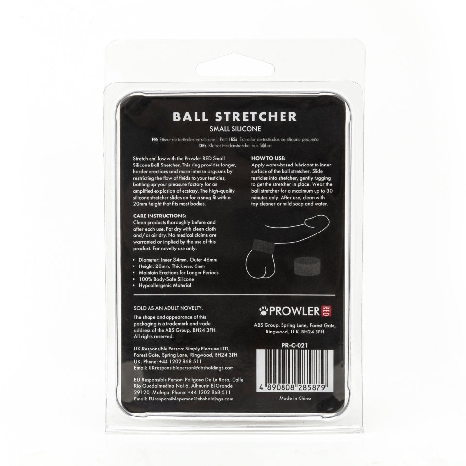 Prowler Red Small Silicone Ball Stretcher For Men Comfort > Sex Toys For Men > Love Rings