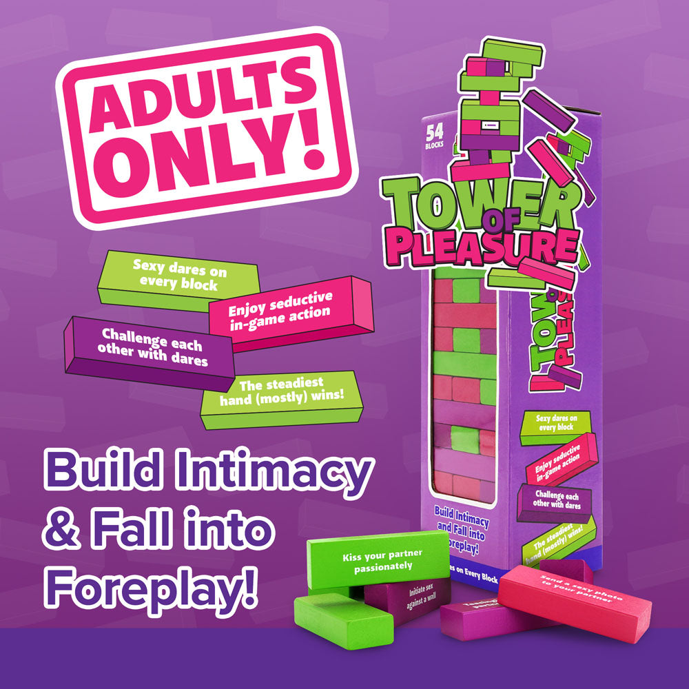 Play Wiv Me Tower of Pleasure Game – Adult Intimate Party Game > Novelties > Games