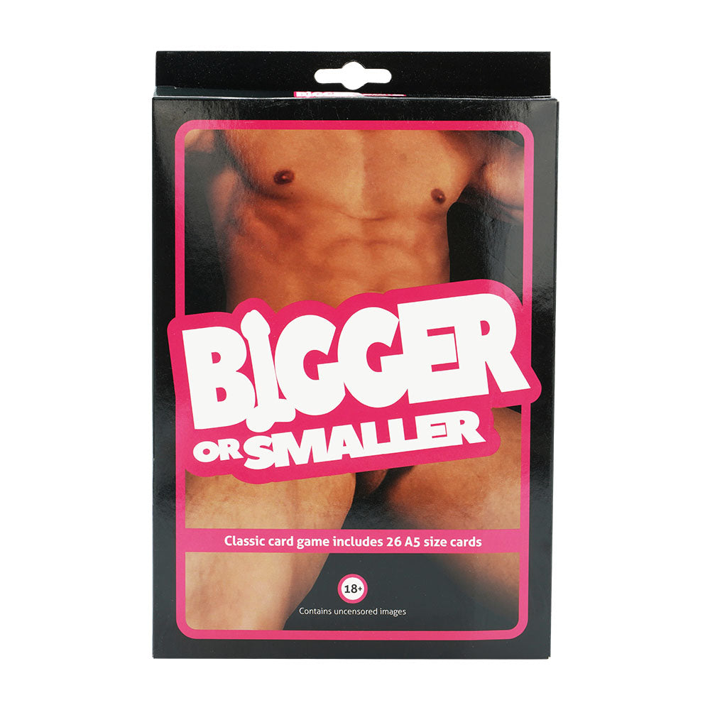 Bigger or Smaller Adult Card Game Drinking Edition – Card Game > Novelties > Card Games