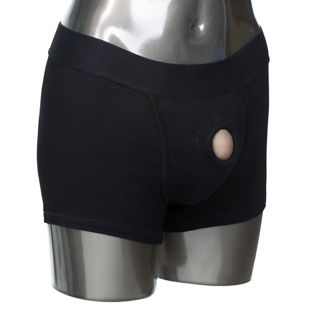 Packer Gear Boxer Harness Black Medium to Large Bodyforms