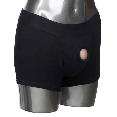 Packer Gear Boxer Harness Black Medium to Large Bodyforms