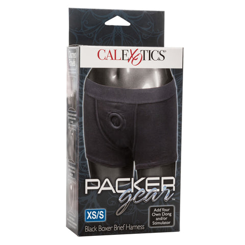Packer Gear Boxer Harness Black Xtra Small to Small Bodyforms