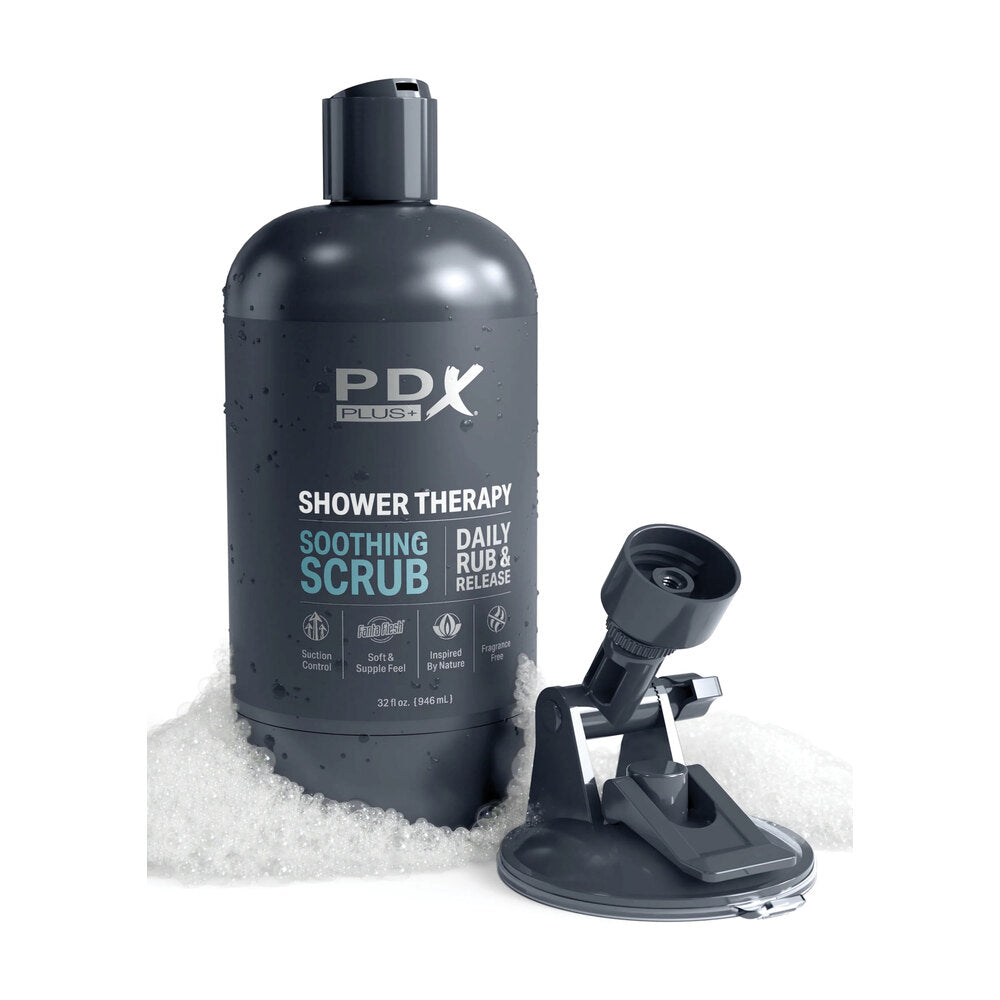 PDX Discreet Shower Soothing Scrub Shampoo Bottle Edition – Soft PVC Masturbator Secondary image