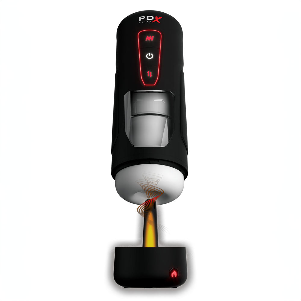 Pdx Elite Milk Me Hotter Thrusting Heating and Vibrating Auto Stroker Device > Sex Toys For Men > Masturbators Premium