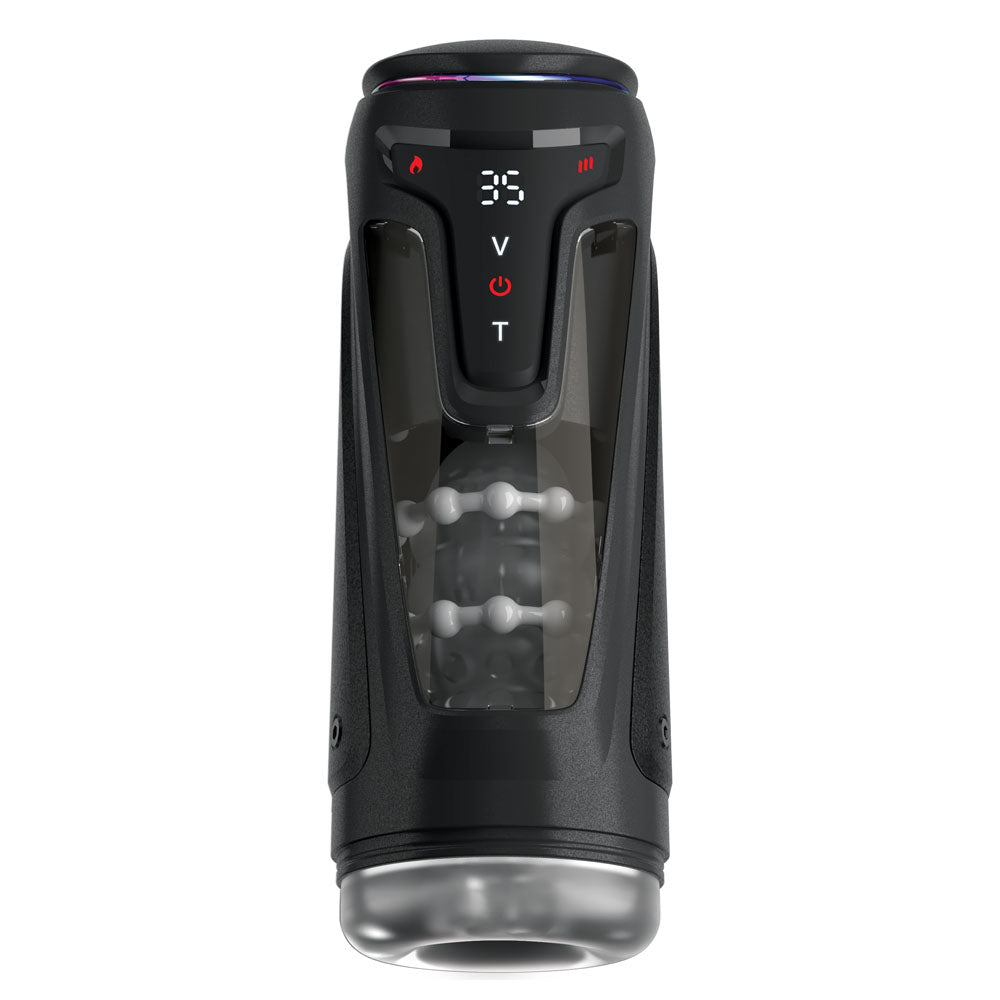 PDX Elite Moto-Bator Pro – USB Rechargeable Auto Stroker with Thrusting, Vibration, and Warming Functions Secondary image