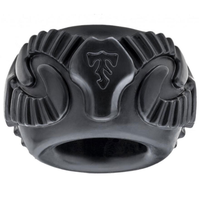 Perfect Fit Tribal Son Ram Ring (Black) – Stretchable Cock Ring 2 Pack Default Title > Cock Ring > Sets Main image