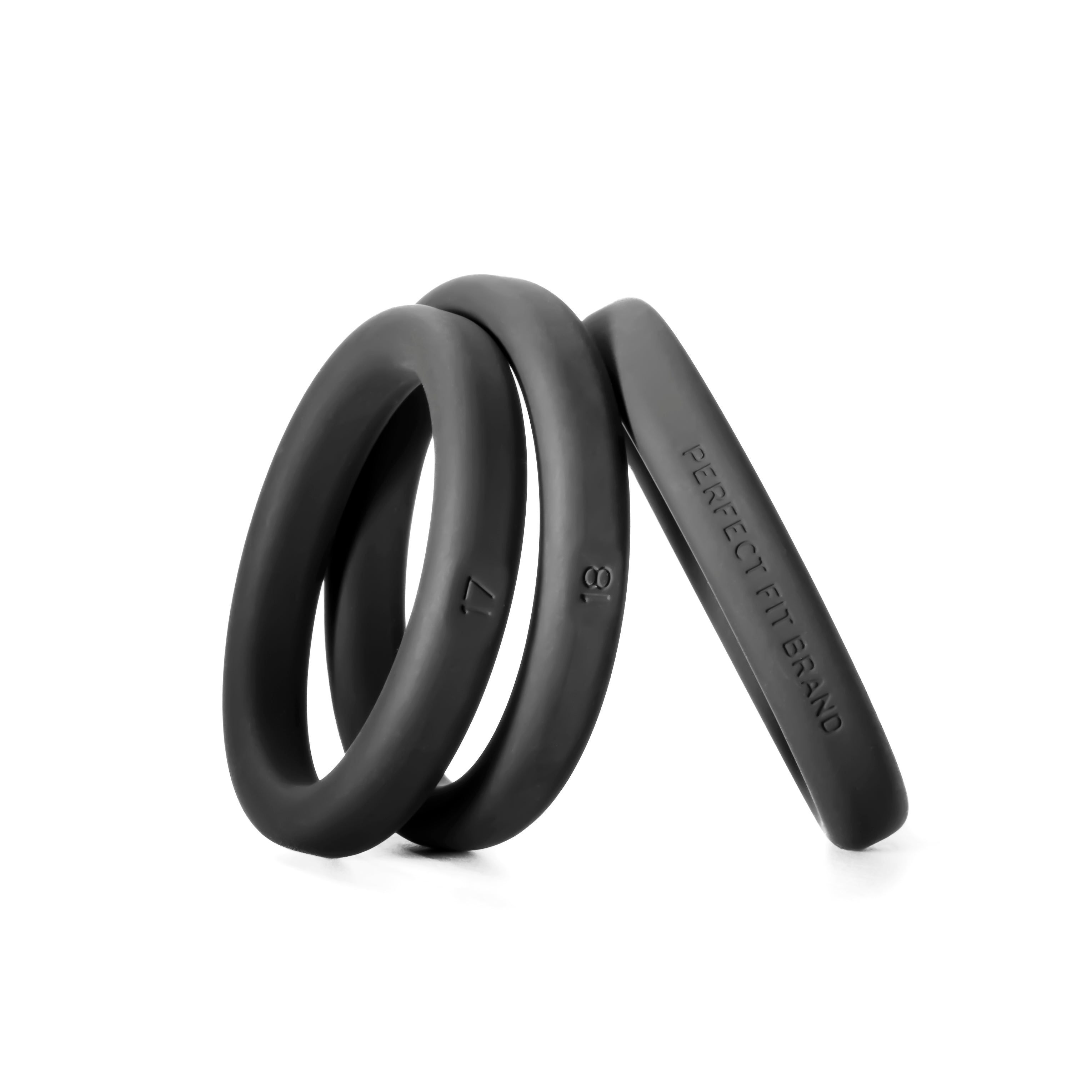 Perfect Fit XactFit Cock Ring Sizes 17 18 19 COCK RING Set