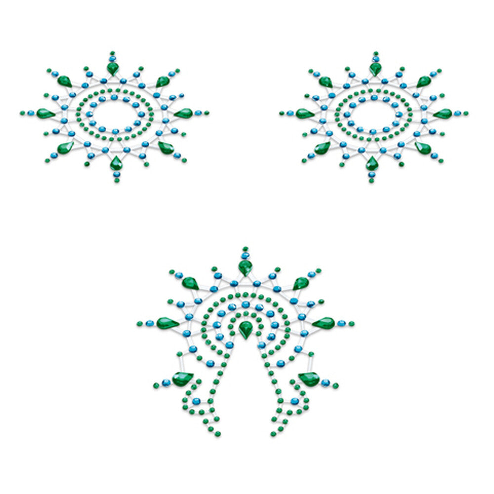 Petits Joujoux Gloria Green Nipple And Vagina Pasties Default Title > Clothes > Pasties Main image