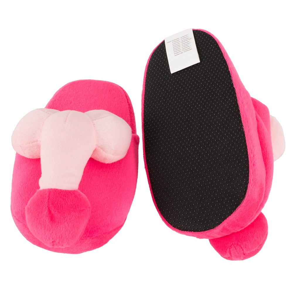 Pink Penis Slippers Gag Gifts & Novelties