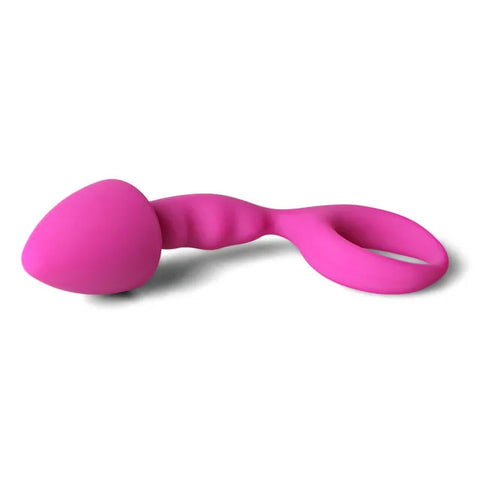 Pink Silicone Curved Comfort Butt Plug > Anal Range > Butt Plugs