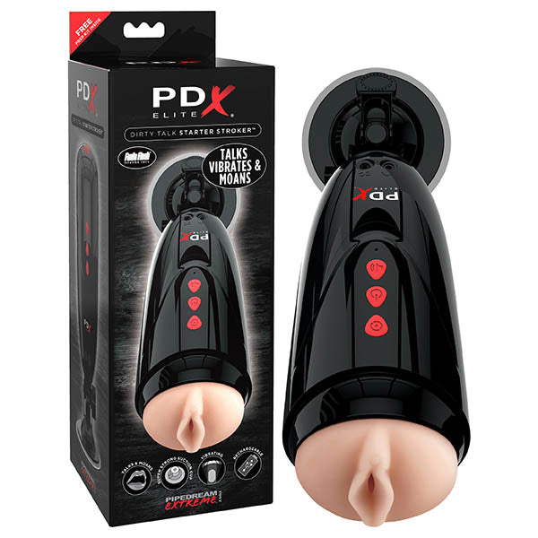 Pipedream Extreme Toyz Elite Stroker – 10-Inch Vibrating Masturbator > Sex Toys For Men > Masturbators > Vibrating Main image