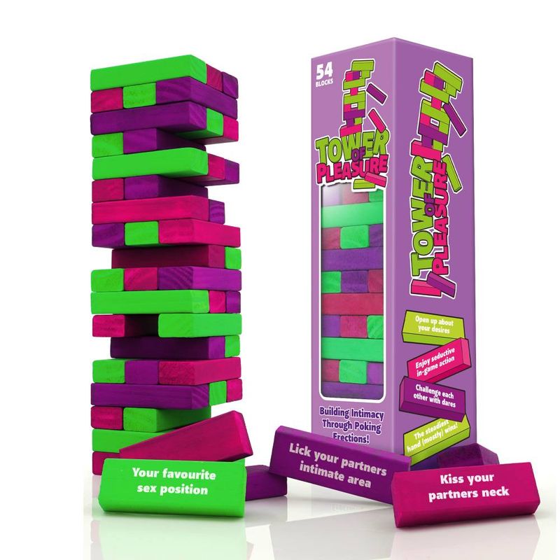 Play Wiv Me Tower of Pleasure Game – Adult Intimate Party Game > Novelties > Games Main image