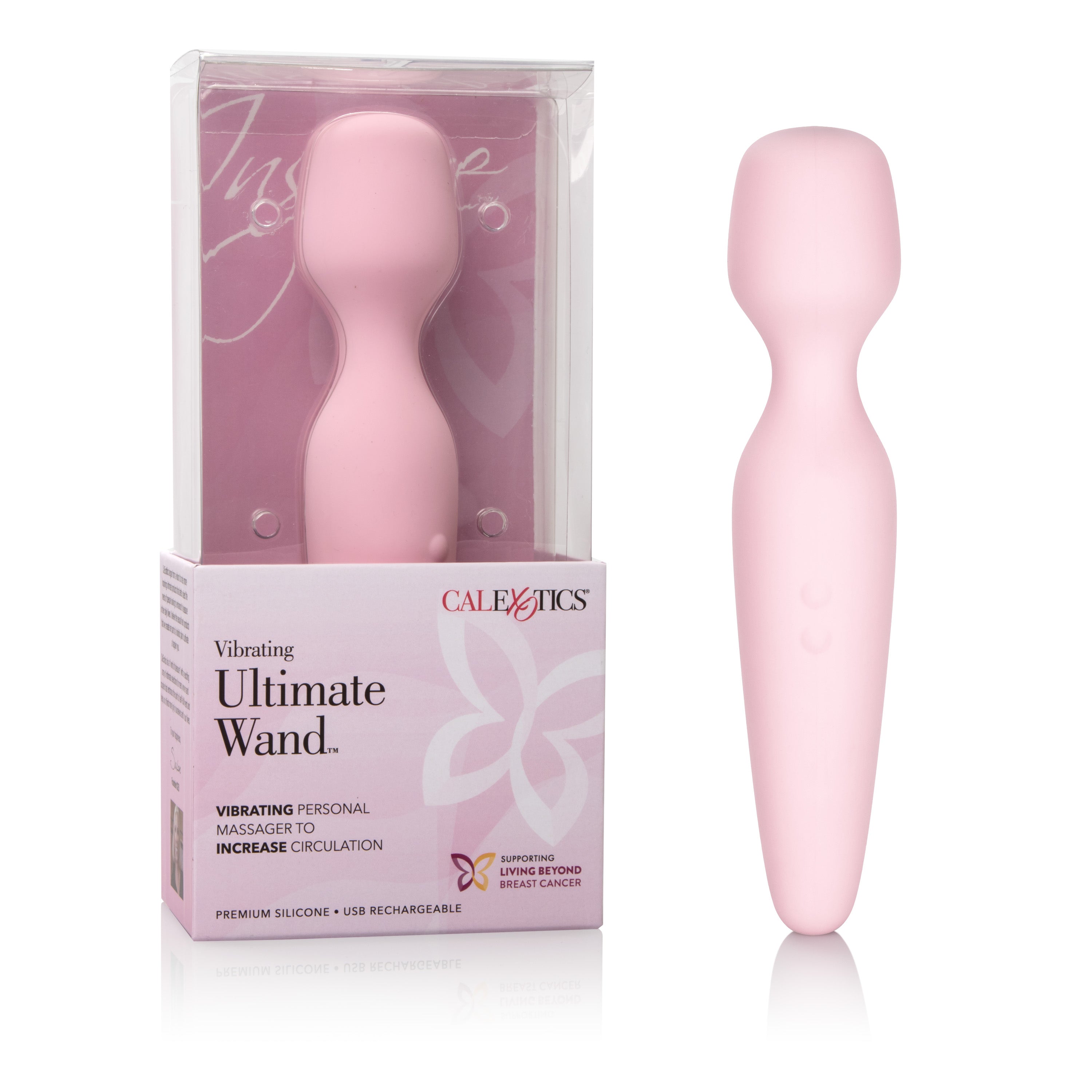 Inspire Vibrating Ultimate Wand – Silicone 10-Function Vibrator > Sex Toys > Massage Wands