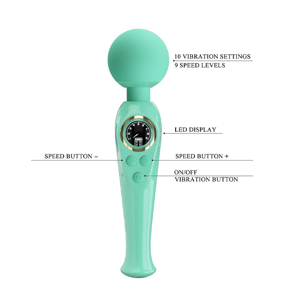 Pretty Love Skyler Wand With LED Display Electric Massager