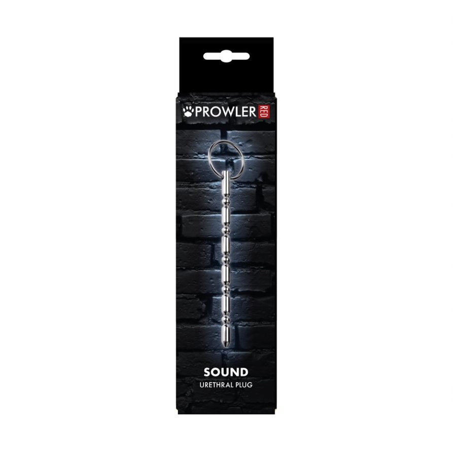 Prowler Red Stainless Steel Ripple Urethral Plug Secondary image
