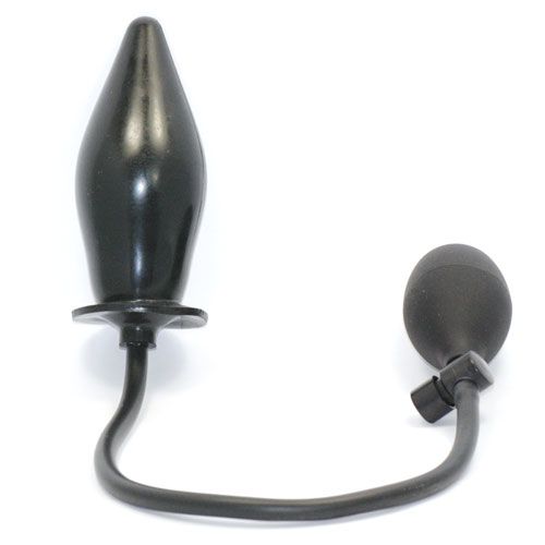 Pump N Play Black Inflatable Butt Plug Default Title > Anal Range > Anal Inflatables