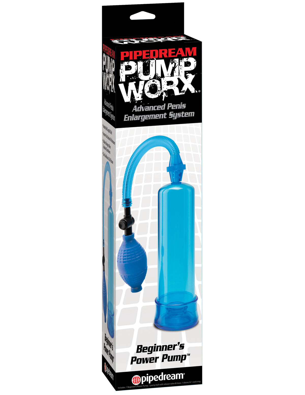 Pump Worx Beginner Power Pump – 7.5 Inch Insertable Penis Pump > Pumps > Penis Pumps