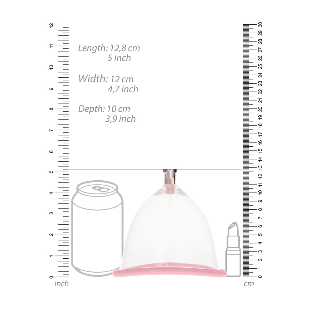 Pumped Medium Rose Gold Breast Pump With Elegant Finish > Sex Toys For Ladies > Female Pumps