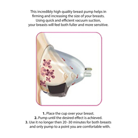 Pumped Medium Rose Gold Breast Pump With Elegant Finish > Sex Toys For Ladies > Female Pumps