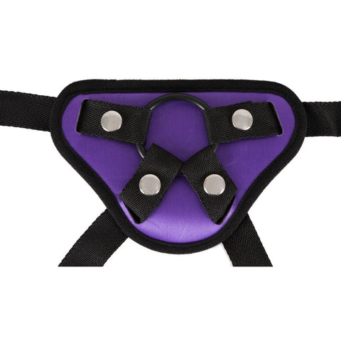 Purple And Black Universal Strap On Harness Adjustable > Realistic Dildos and Vibes > Strap On Harnesses
