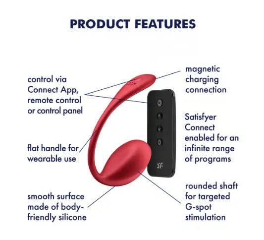 Satisfyer Shiny Petal Connect – App-Controlled Silicone G-Spot Vibrator > Sex Toys For Ladies > Panty Vibes