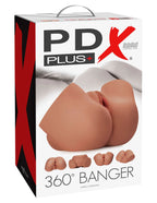 Pipedream PDX Plus 360 Degree Banger – Soft Lifelike Material Masturbator > Sex Toys For Men > Assbators
