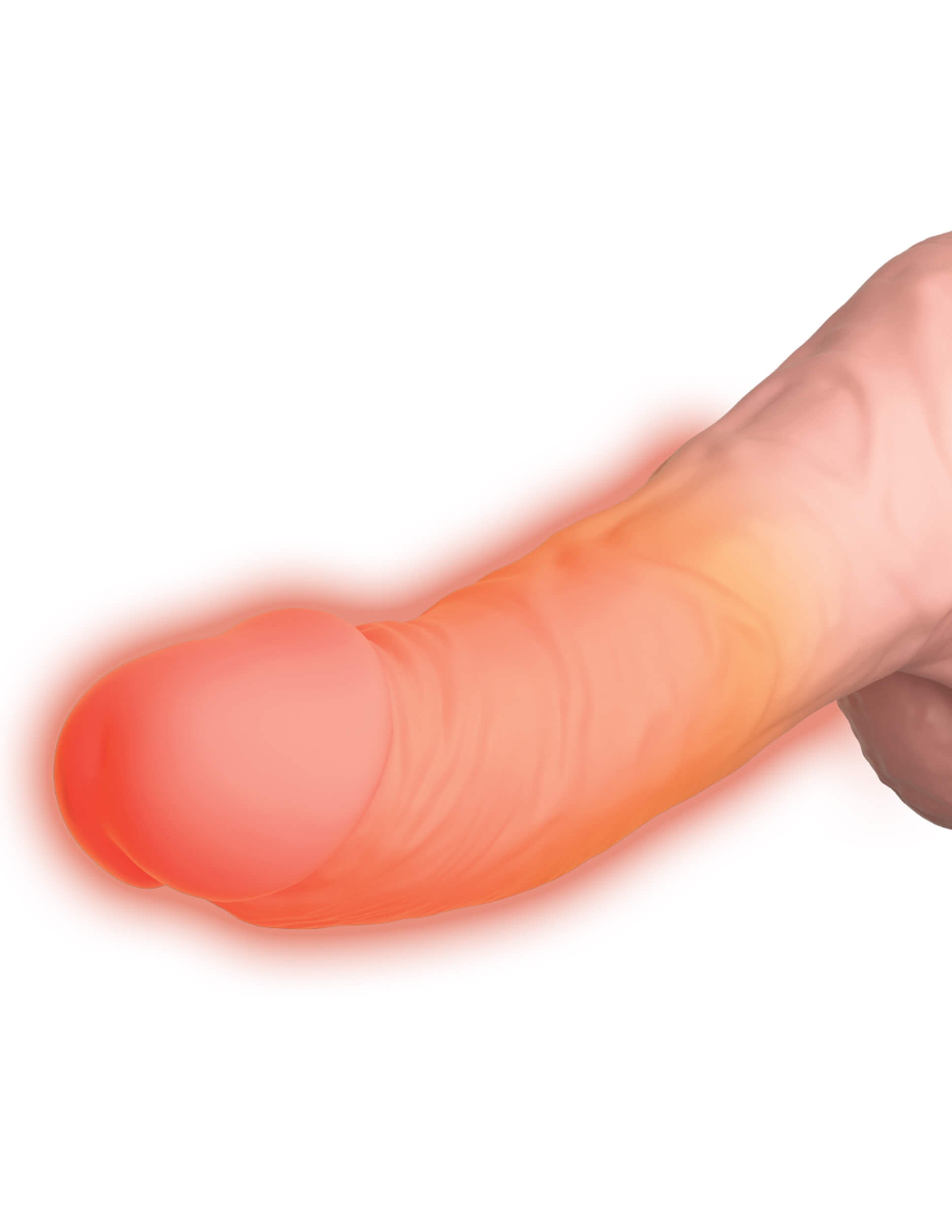 King Cock Plus Thrusting Cock 6.5 Inch – Warming Vibrating Piston-Powered Dildo > Dildos > Thrusting Dildos