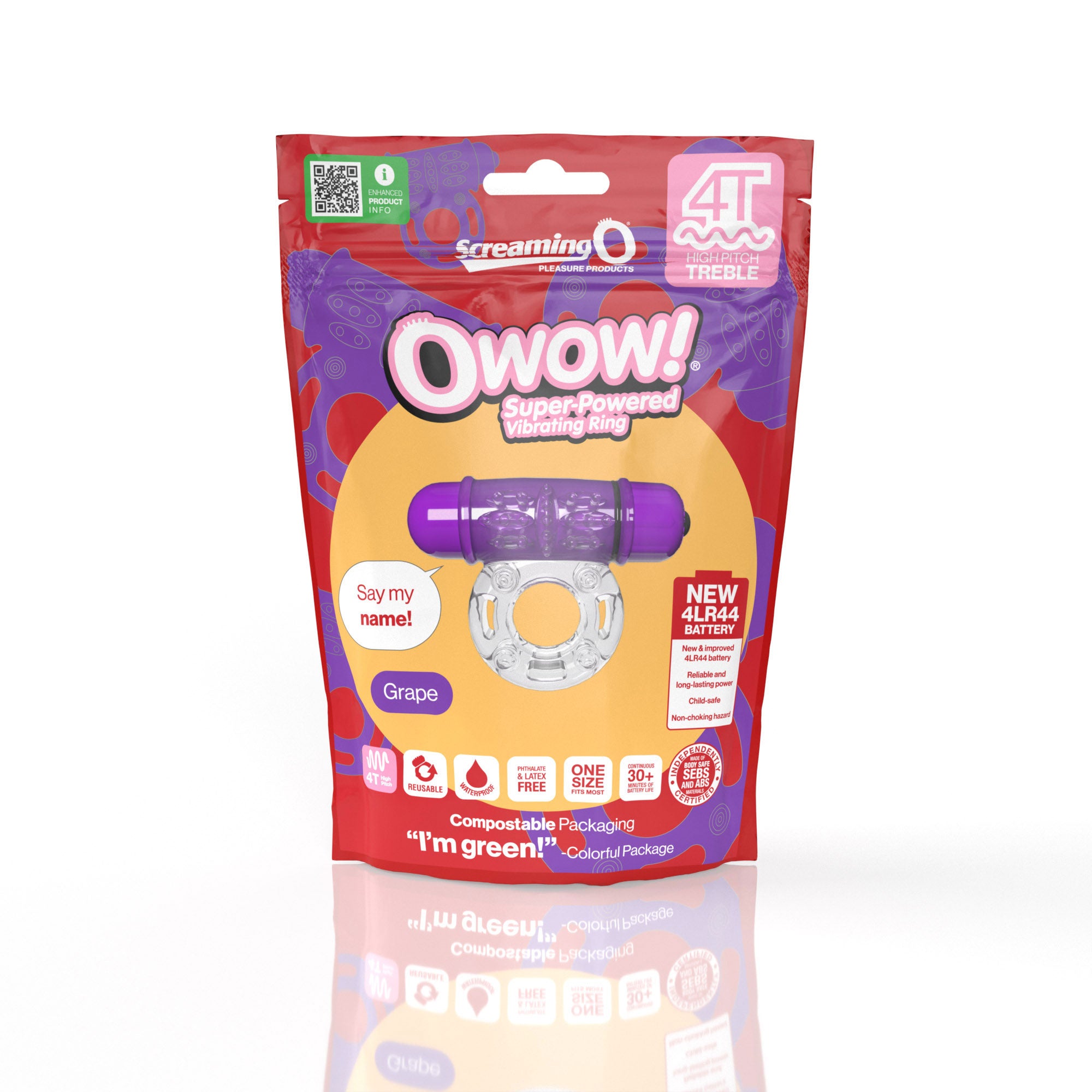 Owow 4T OWow Vibrating Ring – Body-Safe SEBS Material Couples Ring > Cock Ring > Vibrating