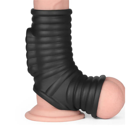 Lovetoy Wave Vibrating Penis Scrotum Sleeve Default Title > Sex Toys For Men > Penis Sleeves