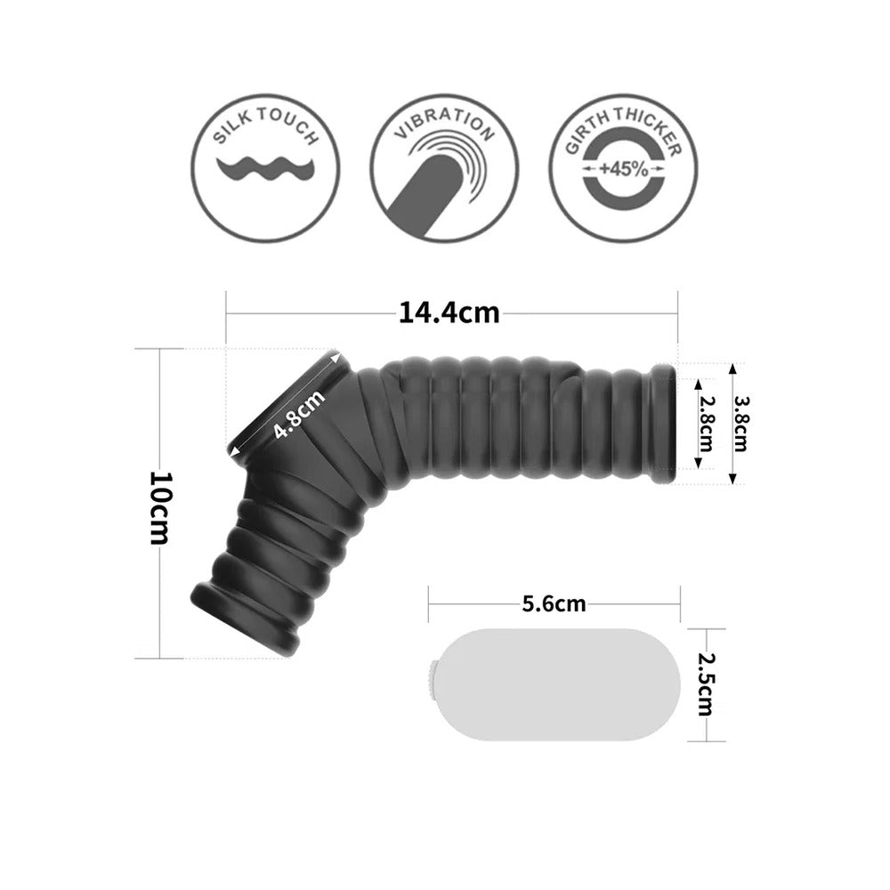 Lovetoy Wave Vibrating Penis Scrotum Sleeve > Sex Toys For Men > Penis Sleeves