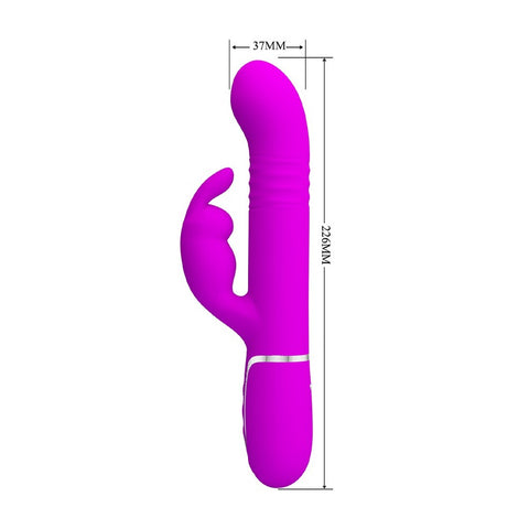Pretty Love Coale Rechargeable Rabbit Vibrator Silicone VIBRATORS-RABBIT