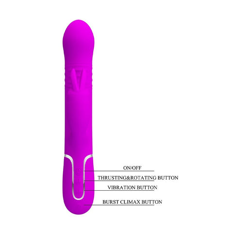 Pretty Love Coale Rechargeable Rabbit Vibrator Silicone VIBRATORS-RABBIT