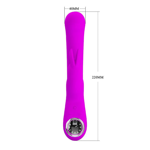 Pretty Love Lamar Led Rechargeable Rabbit Vibrator Toy VIBRATORS-RABBIT