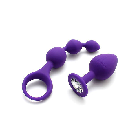 Barcelona Purple Anal Pleasure Play Set > Anal Range > Butt Plug Kits