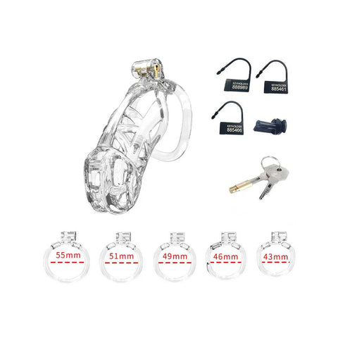 Rimba PCage PC11 Large Transparent Chastity Cage Abs Design > Bondage Gear > Male Chastity