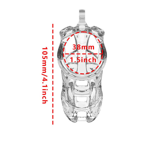 Rimba PCage PC11 Large Transparent Chastity Cage Abs Design > Bondage Gear > Male Chastity