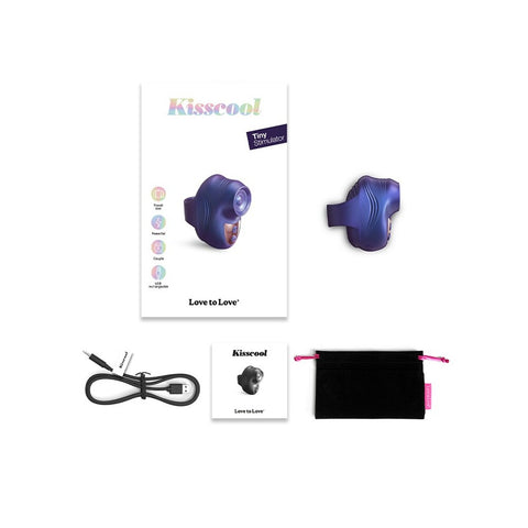 Love to Love Kisscool Finger Clitoral Vibe > Sex Toys For Ladies > Clitoral Vibrators and Stimulators