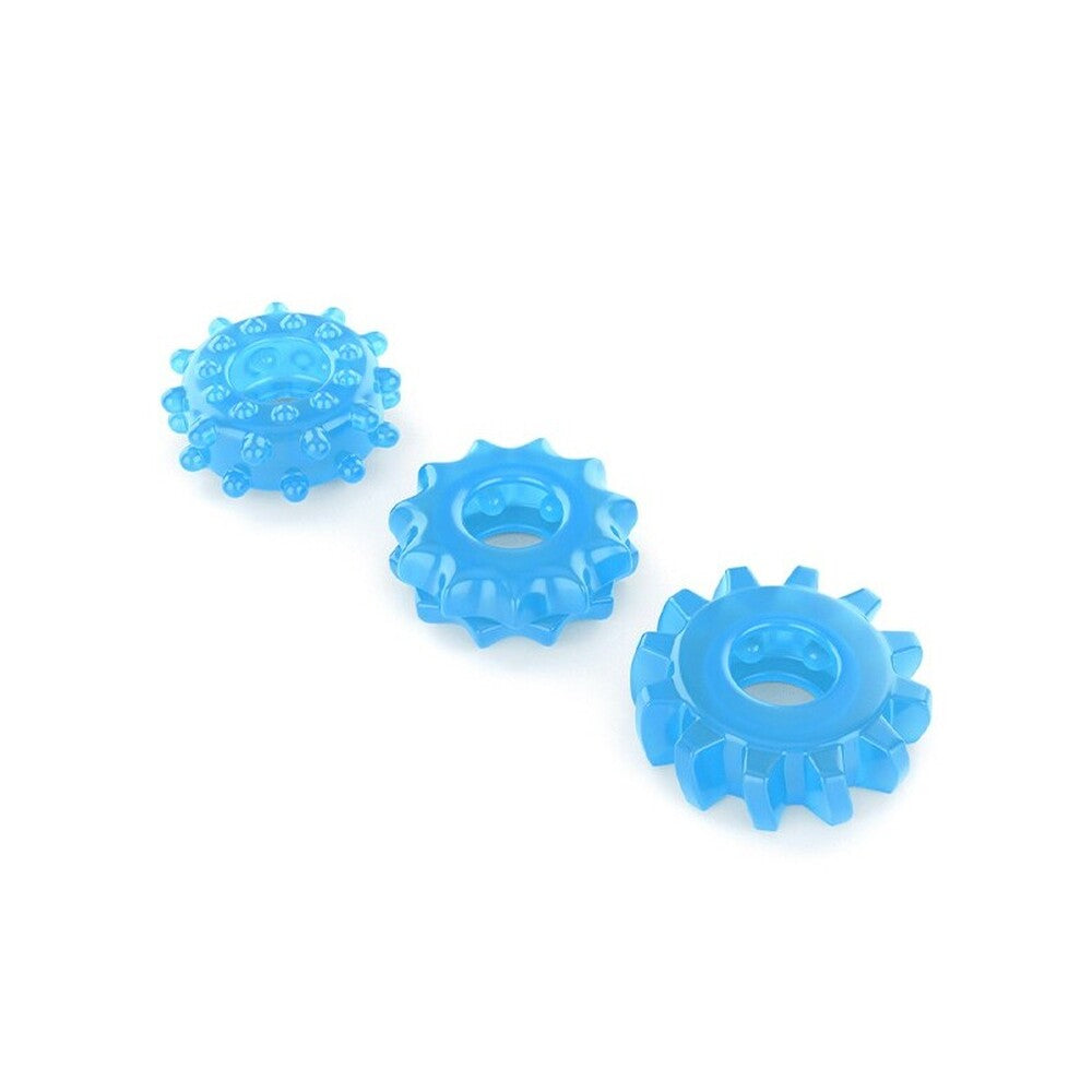 Lovetoy Glow In The Dark Lumino Cock Rings Set Of 3 Default Title COCK RING Set