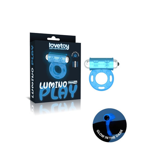 Lovetoy Glow In The Dark Lumino Play Cock Ring > Sex Toys For Men > Love Ring Vibrators