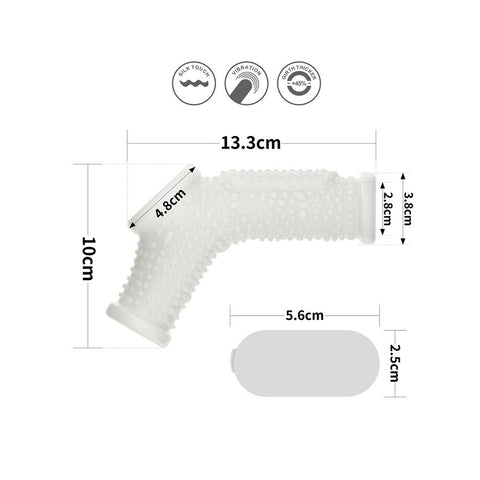 Lovetoy Drip Knights Ring Vibrating Penis Sleeve > Sex Toys For Men > Penis Sleeves