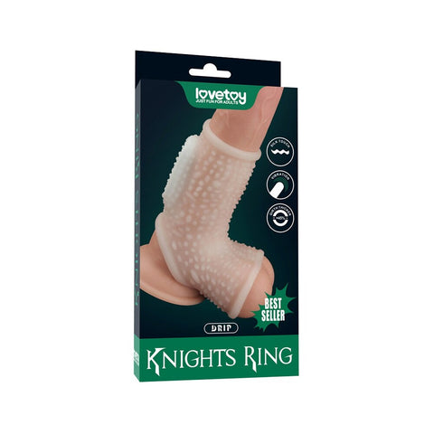 Lovetoy Drip Knights Ring Vibrating Penis Sleeve > Sex Toys For Men > Penis Sleeves